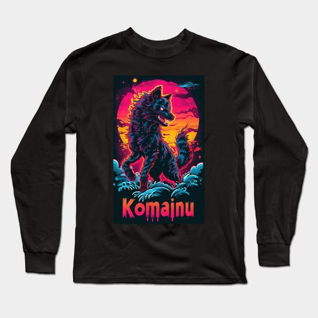 Spectral Komainu Protector #4 Long Sleeve T-Shirt by TooplesArt